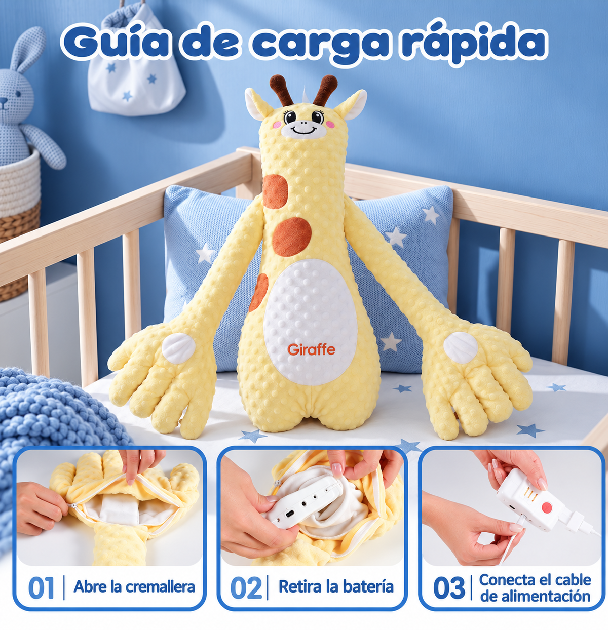 Peluche para Bebé con Palmaditas Automáticas